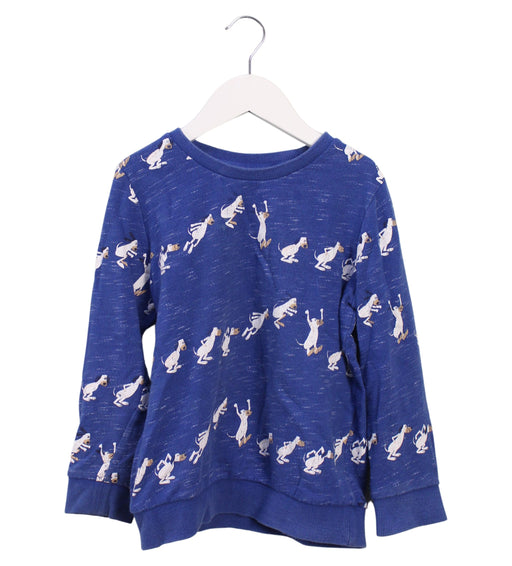 A Blue Crewneck Sweatshirts from Seed in size 6T for boy. (Front View)