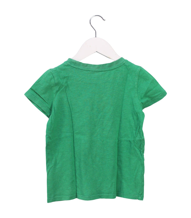 A Green Short Sleeve T Shirts from Seed in size 5T for boy. (Back View)