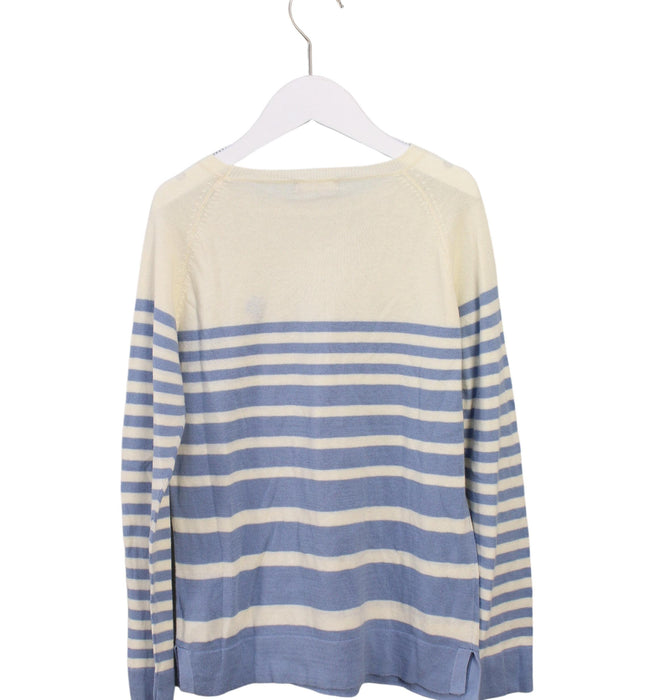 A Blue Crewneck Sweatshirts from I Pinco Pallino in size 8Y for girl. (Back View)