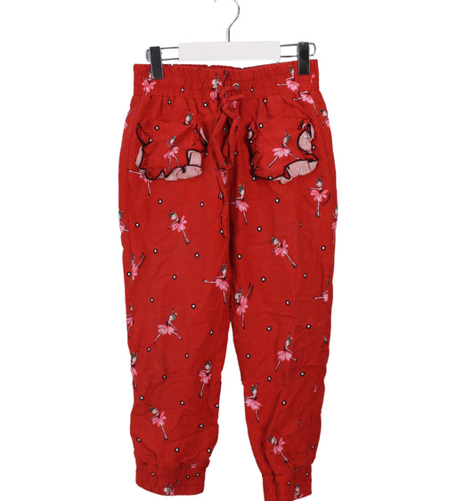 A Red Sweatpants from Simonetta in size 8Y for girl. (Front View)