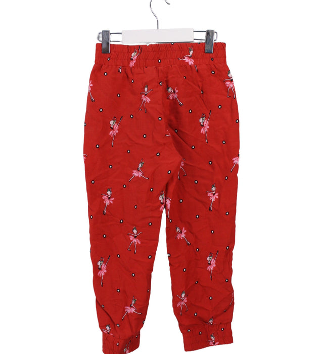 A Red Sweatpants from Simonetta in size 8Y for girl. (Back View)