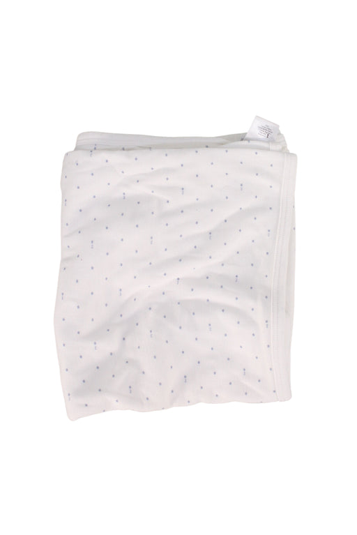 A White Blankets from Petit Bateau in size O/S for neutral. (Front View)