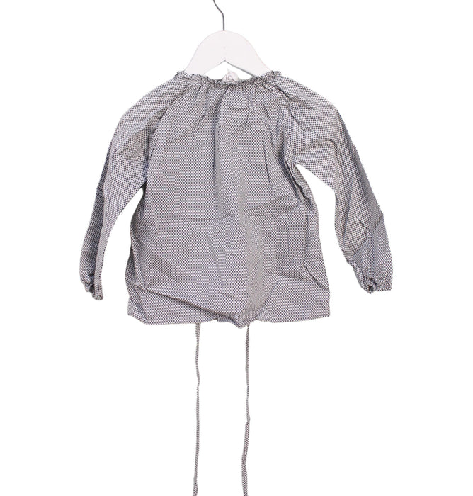 A Grey Long Sleeve Tops from DOUUOD in size 2T for girl. (Back View)