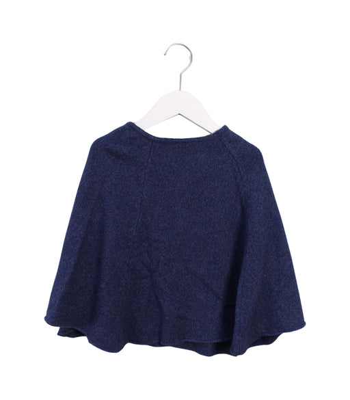 A Navy Capes & Ponchos from Bobine in size 6T for girl. (Front View)