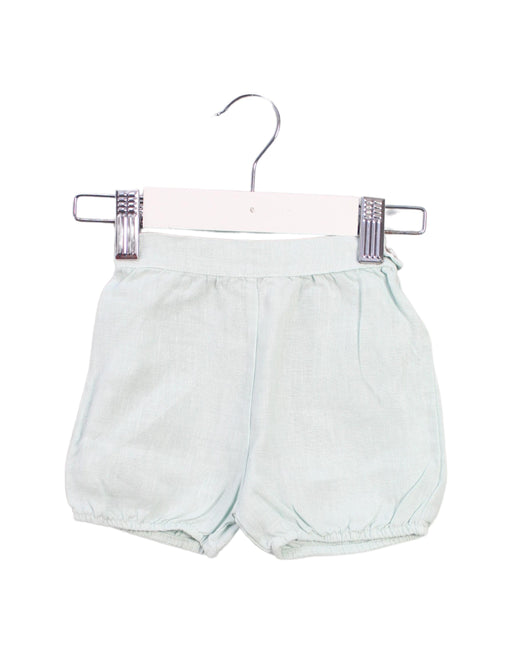 A Green Shorts from Siseo Olive in size 0-3M for girl. (Front View)