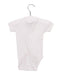 A White Short Sleeve Bodysuits from Petit Bateau in size 3-6M for girl. (Back View)