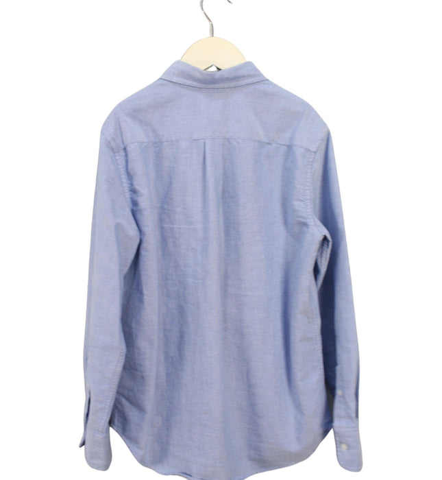 A Blue Shirts from Crewcuts in size 10Y for boy. (Back View)