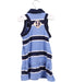 A Blue Sleeveless Dresses from Ralph Lauren in size 2T for girl. (Back View)