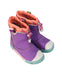 A Purple Winter Boots from Keen in size 3T for girl. (Front View)