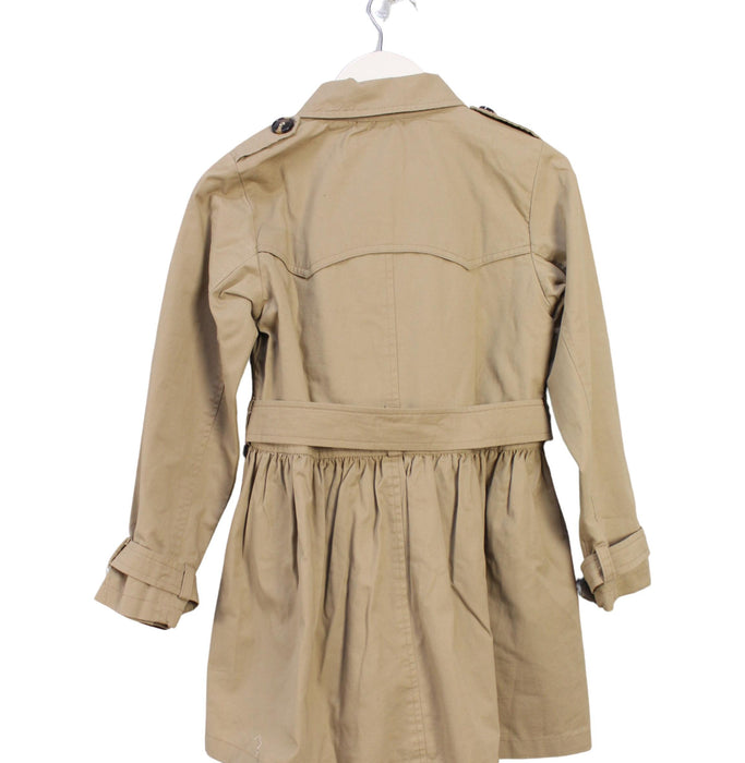 A Beige Coats from Polo Ralph Lauren in size 6T for girl. (Back View)