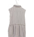 A Grey Sleeveless Dresses from Chateau de Sable in size 6T for girl. (Back View)