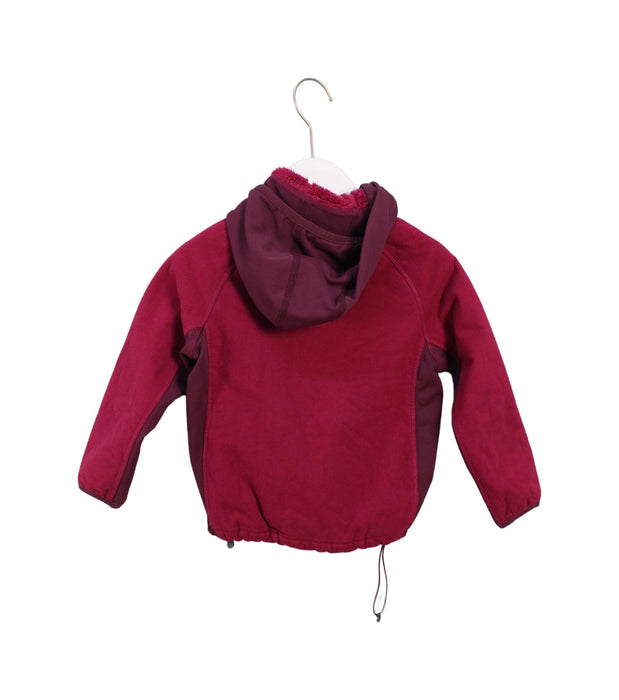 A Burgundy Lightweight Jackets from Macpac in size 2T for girl. (Back View)