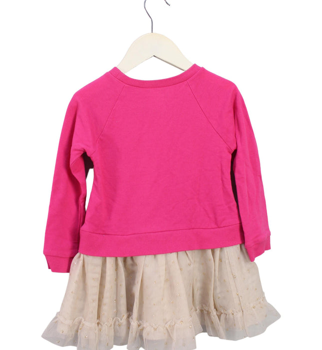 A Pink Sweater Dresses from Juicy Couture in size 3T for girl. (Back View)