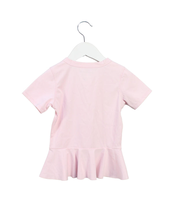 A Pink Active Tops from Moody Tiger in size 2T for girl. (Back View)