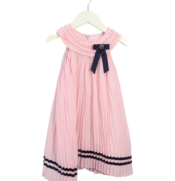 A Pink Sleeveless Dresses from Nicholas & Bears in size 3T for girl. (Front View)