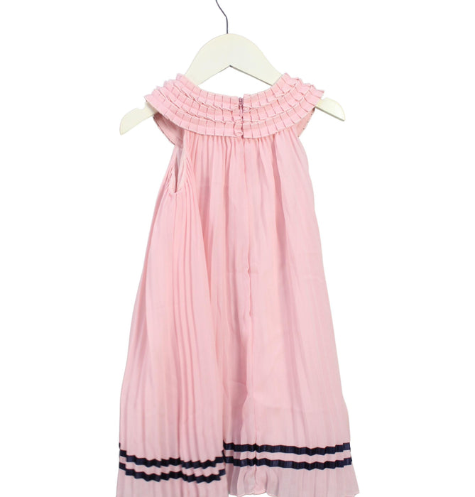 A Pink Sleeveless Dresses from Nicholas & Bears in size 3T for girl. (Back View)