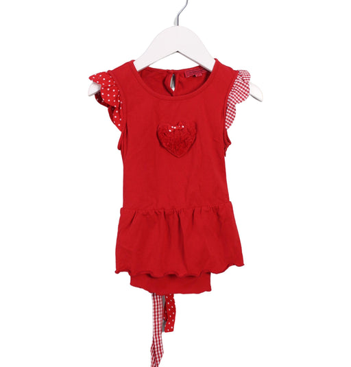 A Red Sleeveless Tops from Nicholas & Bears in size 4T for girl. (Front View)