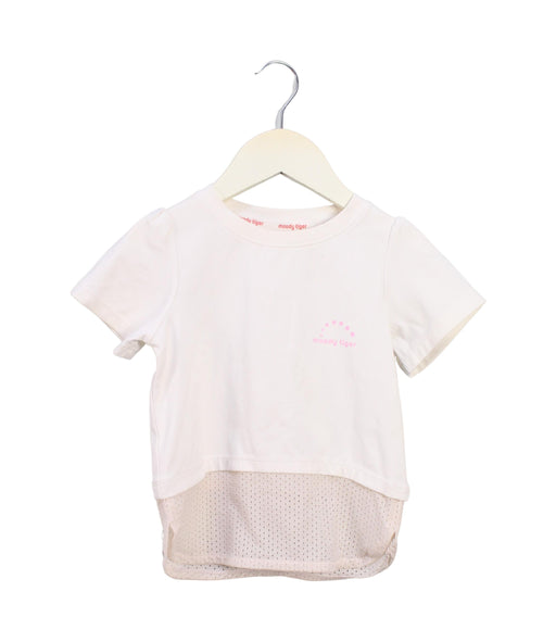 A Ivory Active Tops from Moody Tiger in size 2T for girl. (Front View)