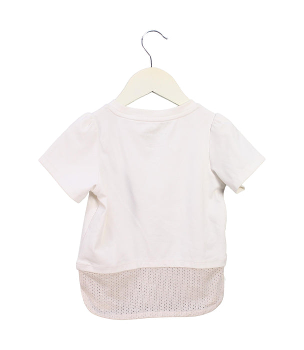 A Ivory Active Tops from Moody Tiger in size 2T for girl. (Back View)