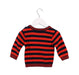 A Red Knit Sweaters from Jacadi in size 3-6M for boy. (Back View)