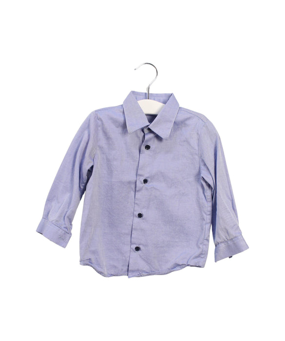 A Blue Shirts from Colorichiari in size 3-6M for boy. (Front View)