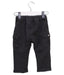 A Black Casual Pants from Petit Bateau in size 12-18M for boy. (Back View)