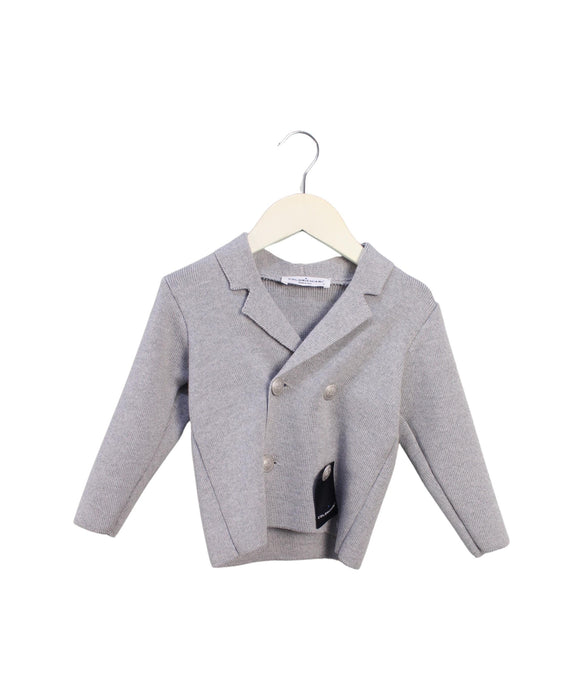 A Grey Blazers from Colorichiari in size 6-12M for boy. (Front View)