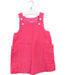 A Pink Overall Dresses from Jacadi in size 2T for girl. (Front View)