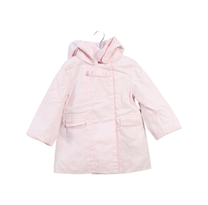 A Pink Puffer/Quilted Coats & Outerwear from Jacadi in size 18-24M for girl. (Front View)