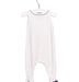 A White Onesies from Petit Bateau in size 0-3M for girl. (Back View)