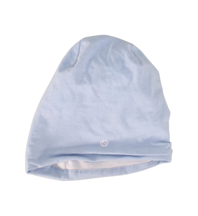 A Blue Beanies from Gucci in size 6-12M for neutral. (Front View)