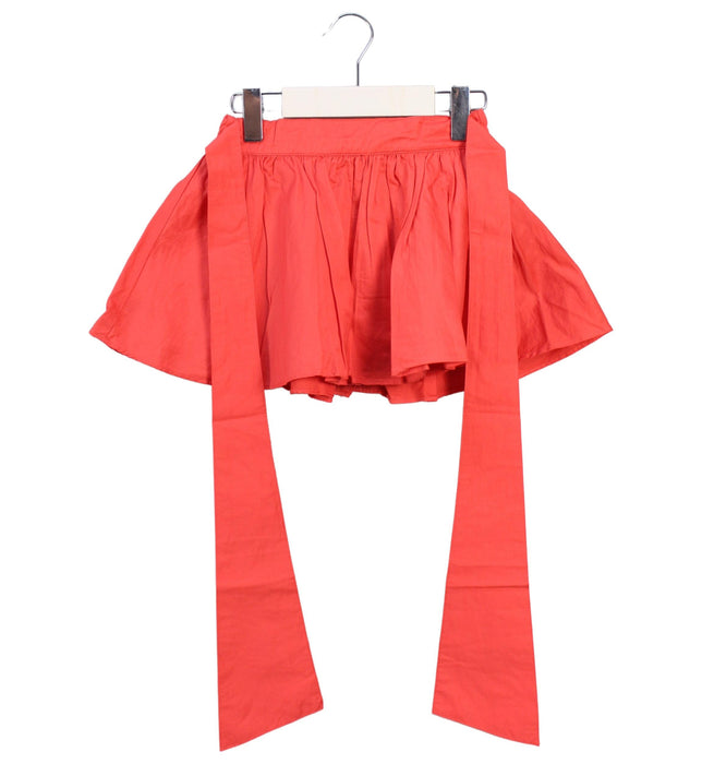 A Orange Skirt Sets from Seed in size 3T for girl. (Back View)