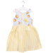 A White Sleeveless Dresses from Balloon Chic in size 3T for girl. (Front View)