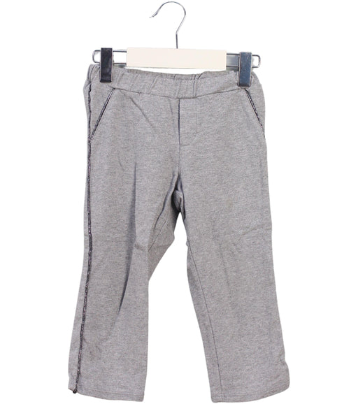 A Grey Sweatpants from Little Marc Jacobs in size 2T for girl. (Front View)