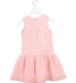 A Pink Sleeveless Dresses from Monnalisa in size 4T for girl. (Back View)