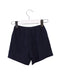 A Navy Shorts from Petit Bateau in size 5T for boy. (Back View)