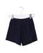 A Navy Shorts from Petit Bateau in size 5T for boy. (Front View)