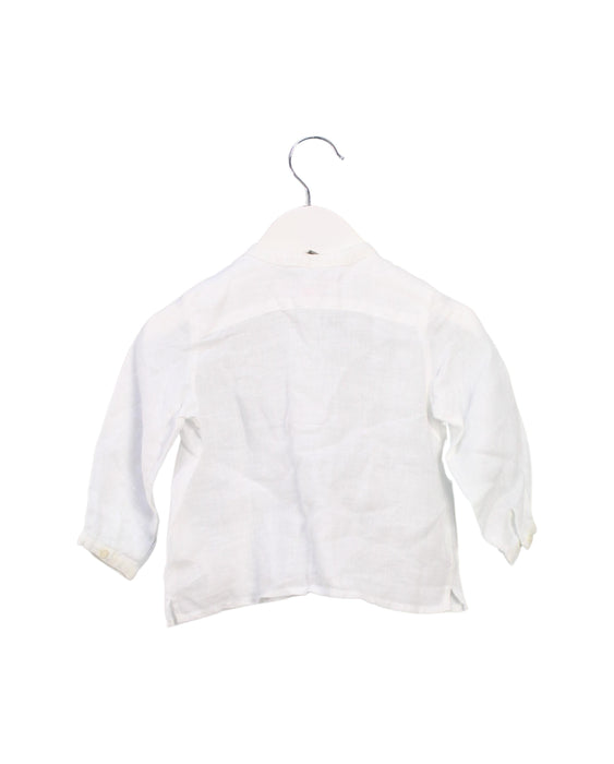 A White Long Sleeve Tops from Bonpoint in size 6-12M for boy. (Back View)