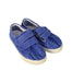 A Blue Sneakers from Jacadi in size 4T for girl. (Front View)