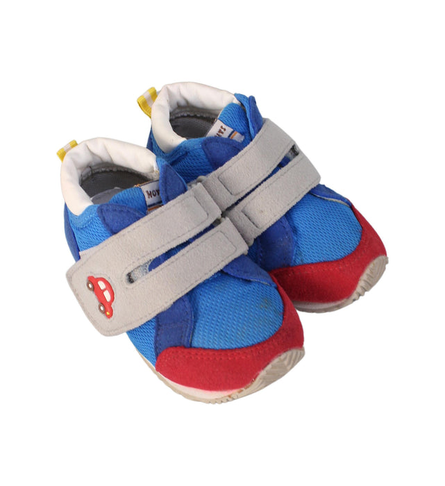 A Multicolour Sneakers from Miki House in size 3T for boy. (Front View)