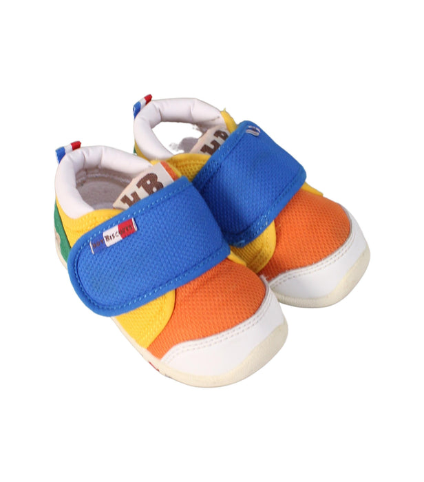 A Multicolour Sneakers from Miki House in size 18-24M for boy. (Front View)