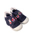A Blue Sneakers from Miki House in size 18-24M for girl. (Front View)