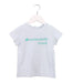 A White Short Sleeve T Shirts from Jacadi in size 4T for girl. (Front View)