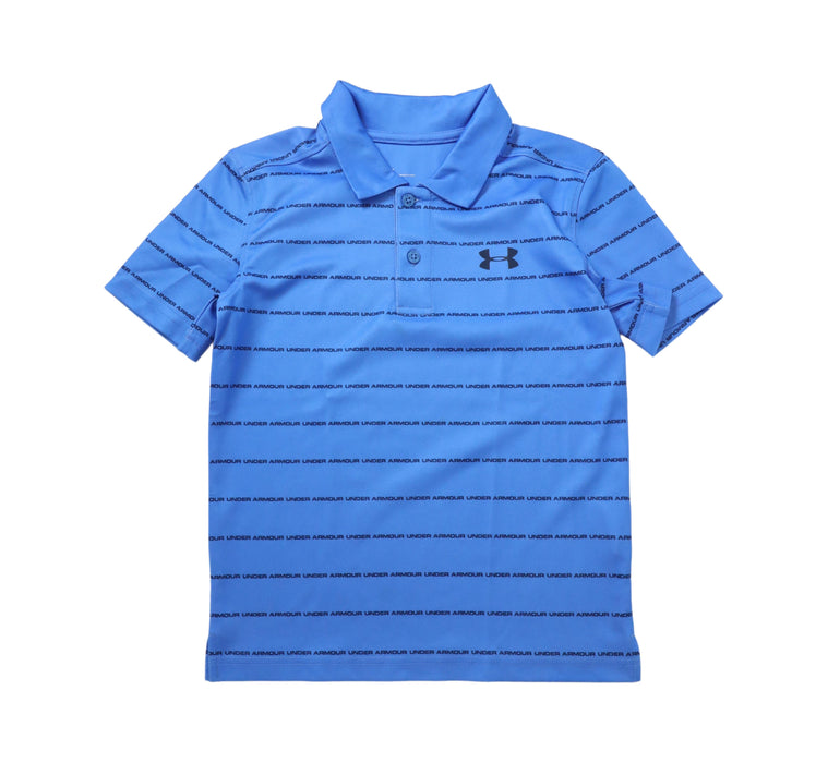 A Blue Active Tops from Under Armour in size 7Y for boy. (Front View)