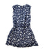 A Navy Sleeveless Dresses from Crewcuts in size 5T for girl. (Back View)