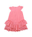 A Pink Sleeveless Dresses from Momonittu in size 2T for girl. (Back View)