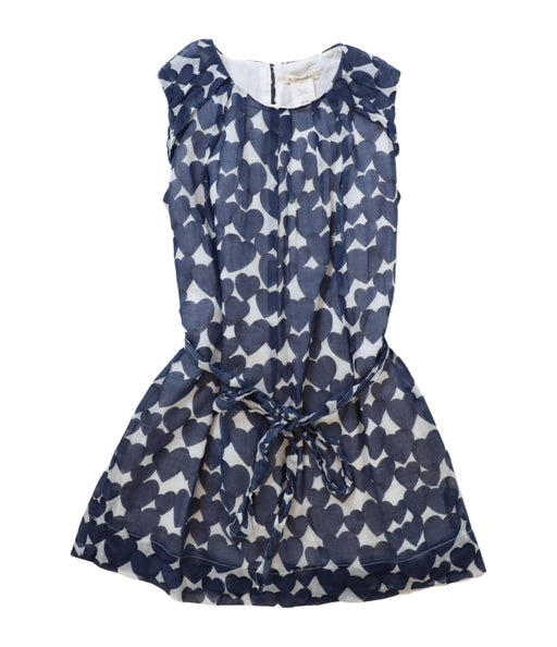 A Navy Sleeveless Dresses from Crewcuts in size 5T for girl. (Front View)