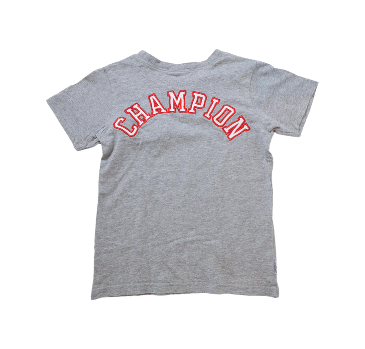 A Grey Short Sleeve T Shirts from Champion in size 10Y for boy. (Back View)