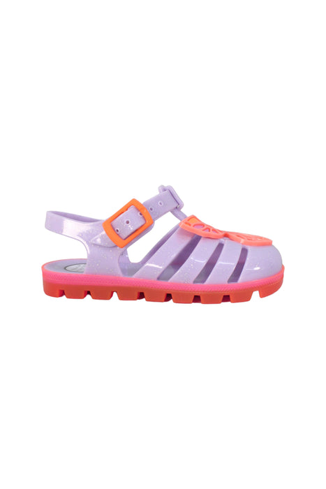 A Purple Sandals from Sophia Webster in size 3T for girl. (Back View)