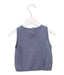 A Blue Sweater Vests from Jacadi in size 6-12M for boy. (Back View)